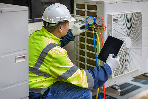 Professional Air Conditioning Repair technician working in Fountainville, PA